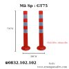 Cọc tiêu giao thông hình trụ 75cm bằng nhựa dẻo