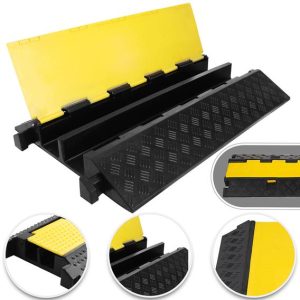 Gờ giảm tốc cao su cáp ngầm – loại 2 cổng