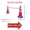 Cọc tiêu hình chóp TAGT09 - cao 72cm