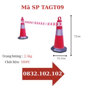 Cọc tiêu hình chóp TAGT09 - cao 72cm