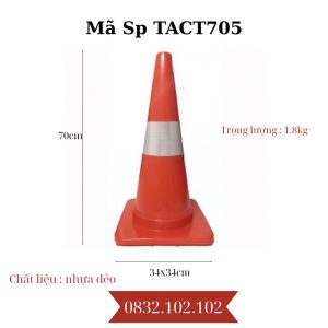 Cọc tiêu nhựa dẻo GT.70 D1 cao 70cm