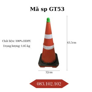 Cọc tiêu cảnh báo GT53 - cao 63.5cm