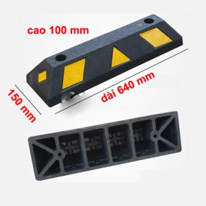 Cục chặn bánh xe ô tô - kích thước 640*150*100mm