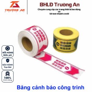 Băng rào cảnh báo công trình - rộng 8cm dài 100 mét