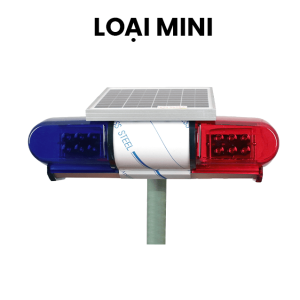 Đèn cảnh báo đôi xanh đỏ loại mini