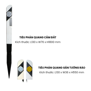 Tiêu phản quang cắm đất, tường rào