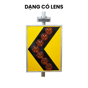 Tiêu phản quang mũi tên năng lượng mặt trời loại có lens