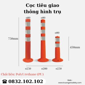 Cọc tiêu giao thông hình trụ - nhập khẩu Hàn Quốc