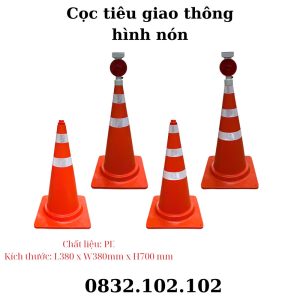 Cọc tiêu giao thông hình nón